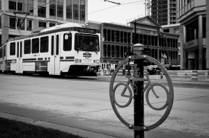 Trax_bike sign_black and white