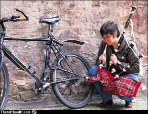 bagpipes bad bike fixes