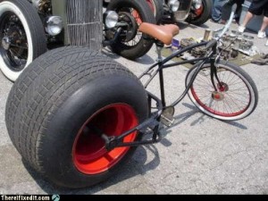 large wheel bad bike fixes