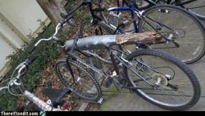 log seat bad bike fixes