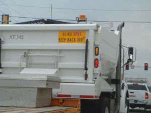 Truck Blind spot