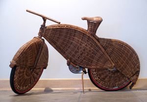 Wicker bicycle