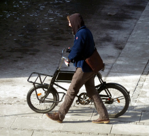 commute to work, ride to work, biker commuter, Copenhagen