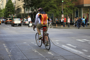 Seattle, biker commuter, bike to work