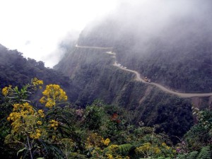 Yungas road, Bolivia