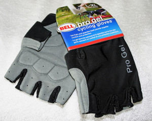 Fingerless biking gloves