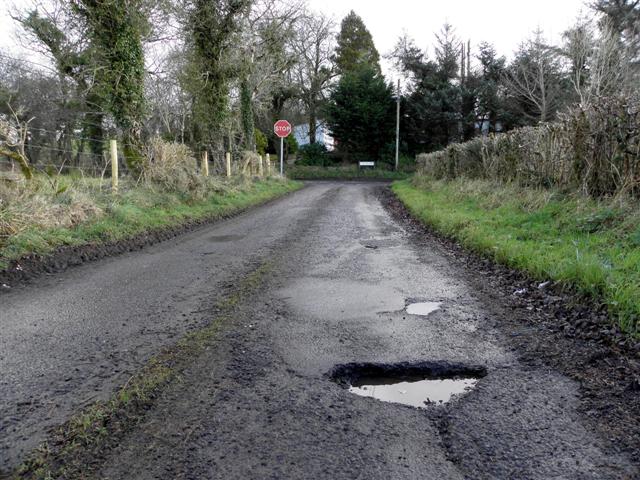 bike hit a pothole